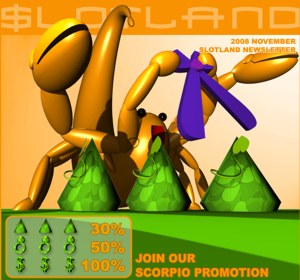 Slotland Scorpio Promotion